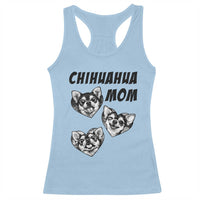 Proud Chihuahua Mom Racerback Tank Top Ankle Biter Dog Lover
