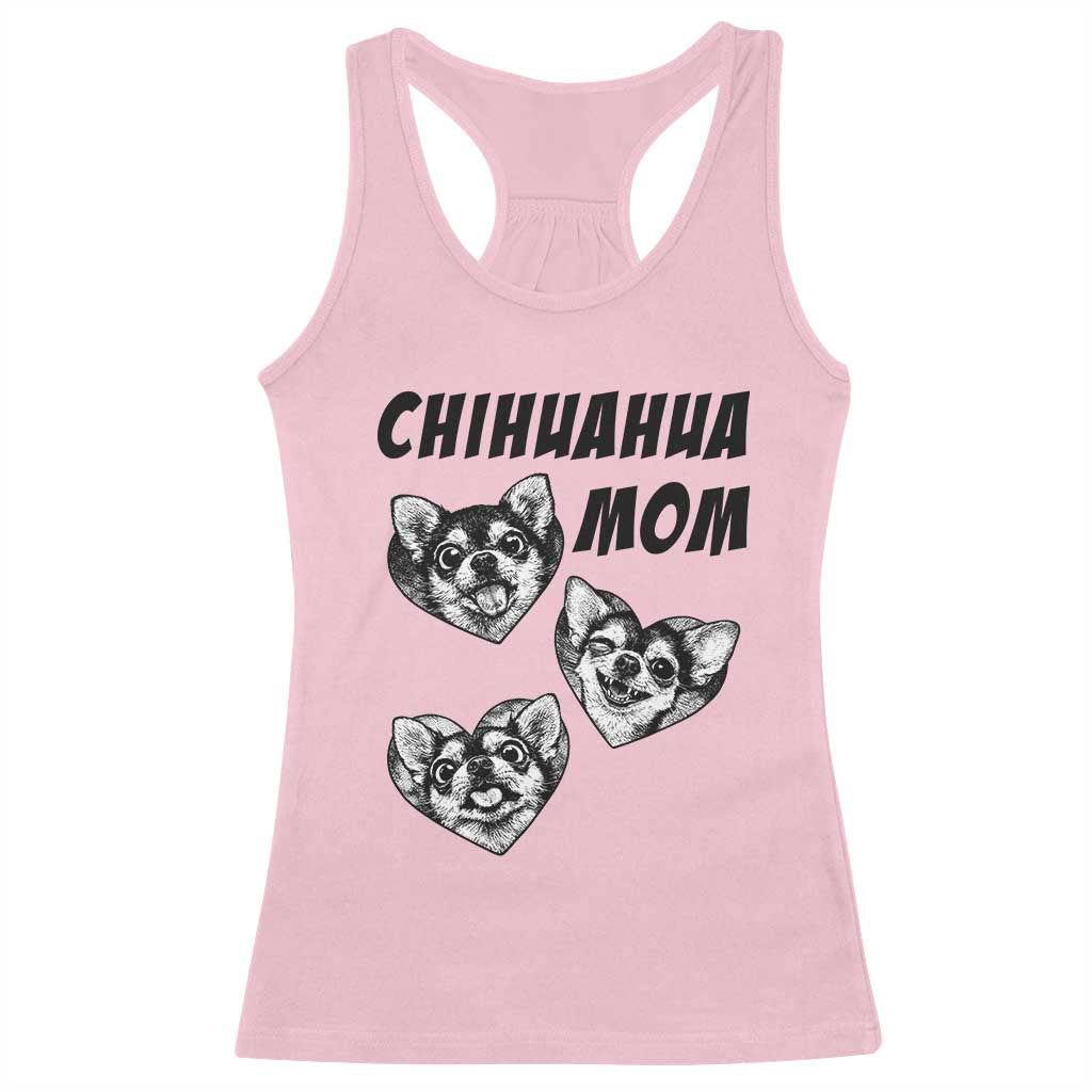 Proud Chihuahua Mom Racerback Tank Top Ankle Biter Dog Lover
