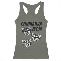 Proud Chihuahua Mom Racerback Tank Top Ankle Biter Dog Lover
