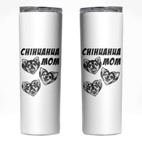Proud Chihuahua Mom Skinny Tumbler Ankle Biter Dog Lover