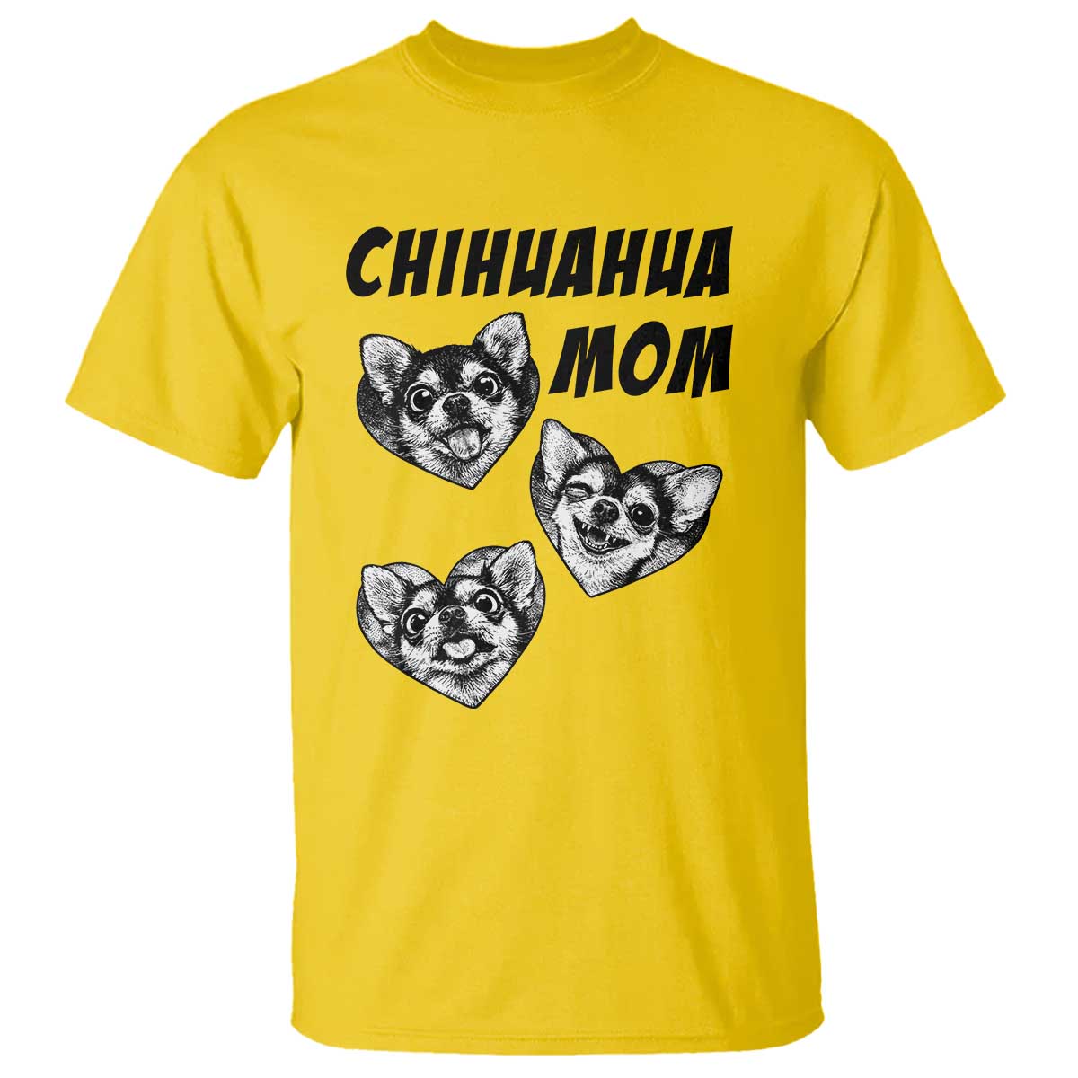 Proud Chihuahua Mom T Shirt Ankle Biter Dog Lover
