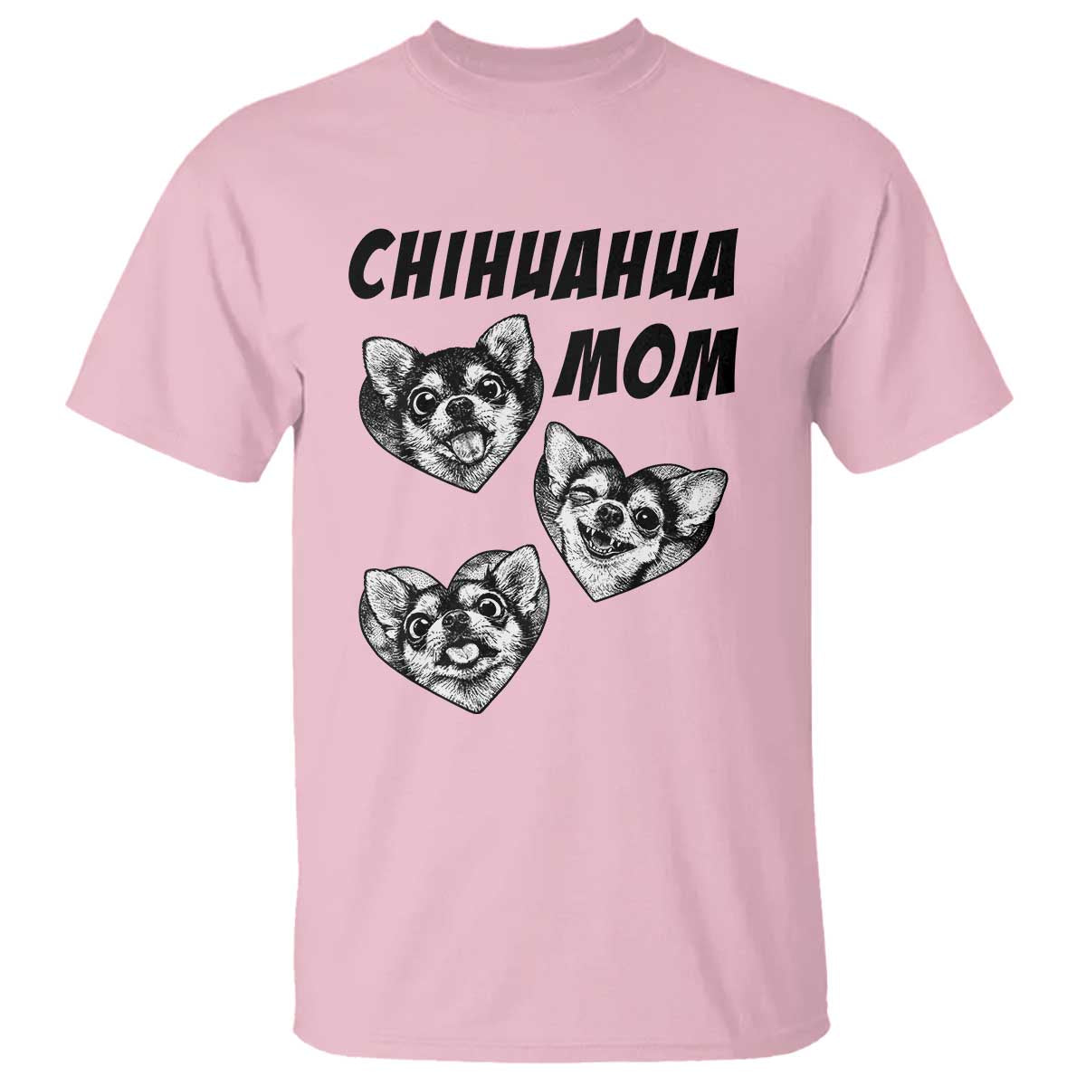 Proud Chihuahua Mom T Shirt Ankle Biter Dog Lover