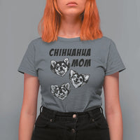 Proud Chihuahua Mom T Shirt For Women Ankle Biter Dog Lover