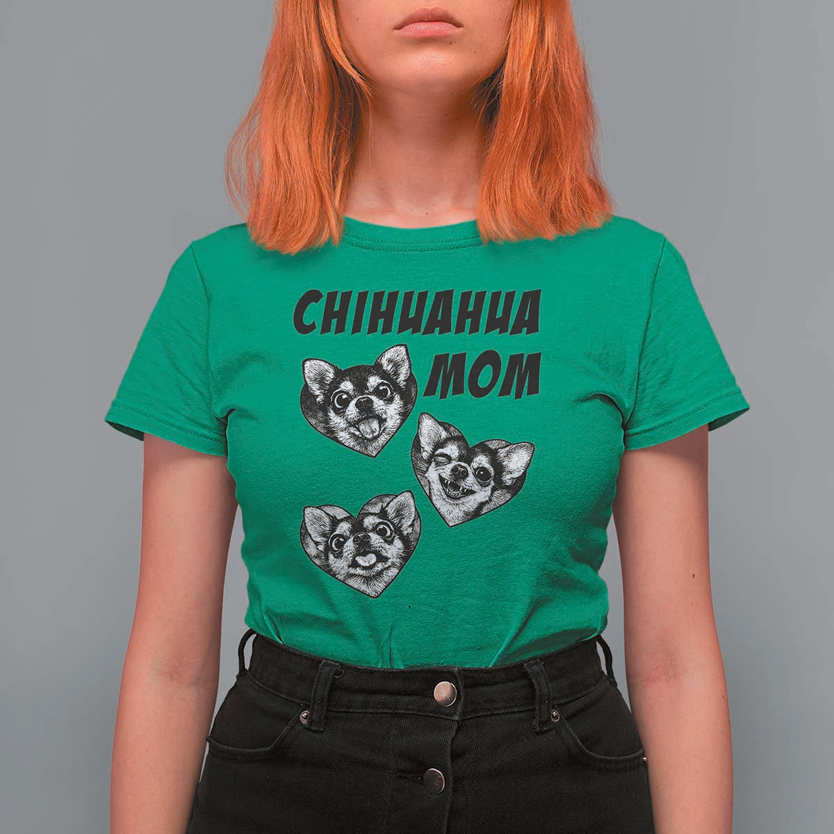 Proud Chihuahua Mom T Shirt For Women Ankle Biter Dog Lover