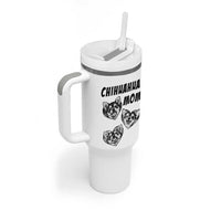 Proud Chihuahua Mom Tumbler With Handle Ankle Biter Dog Lover