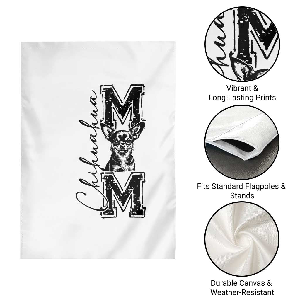 Chihuahua Mom Gift Garden Flag Mothers Day Dog Lover