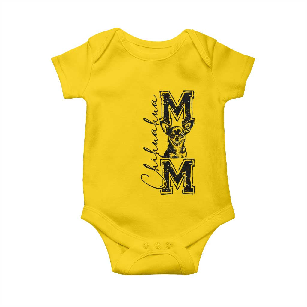 Chihuahua Mom Gift Baby Onesie Mothers Day Dog Lover