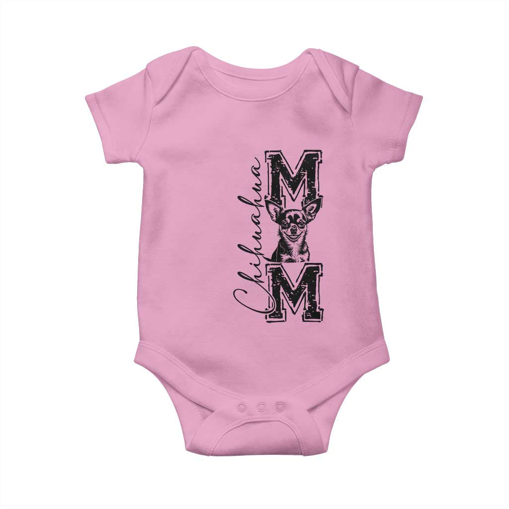 Chihuahua Mom Gift Baby Onesie Mothers Day Dog Lover
