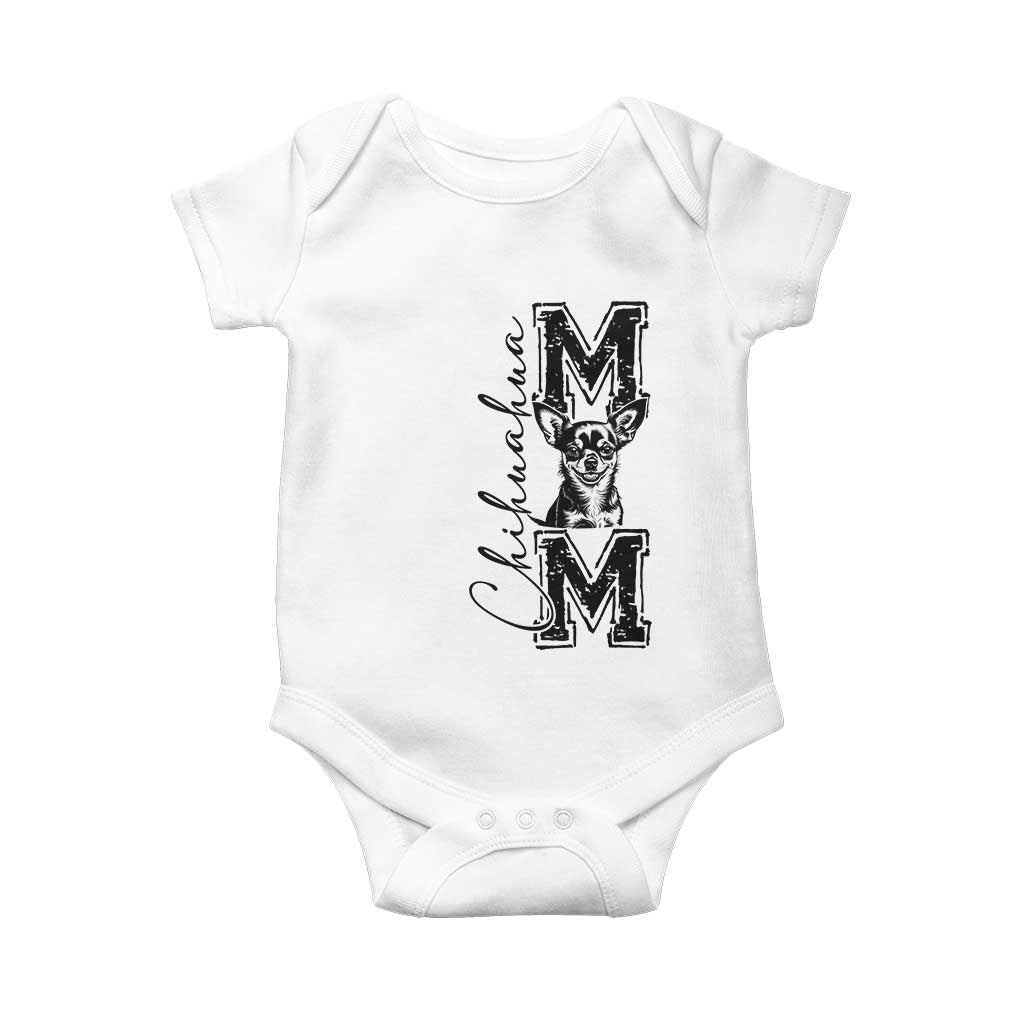 Chihuahua Mom Gift Baby Onesie Mothers Day Dog Lover