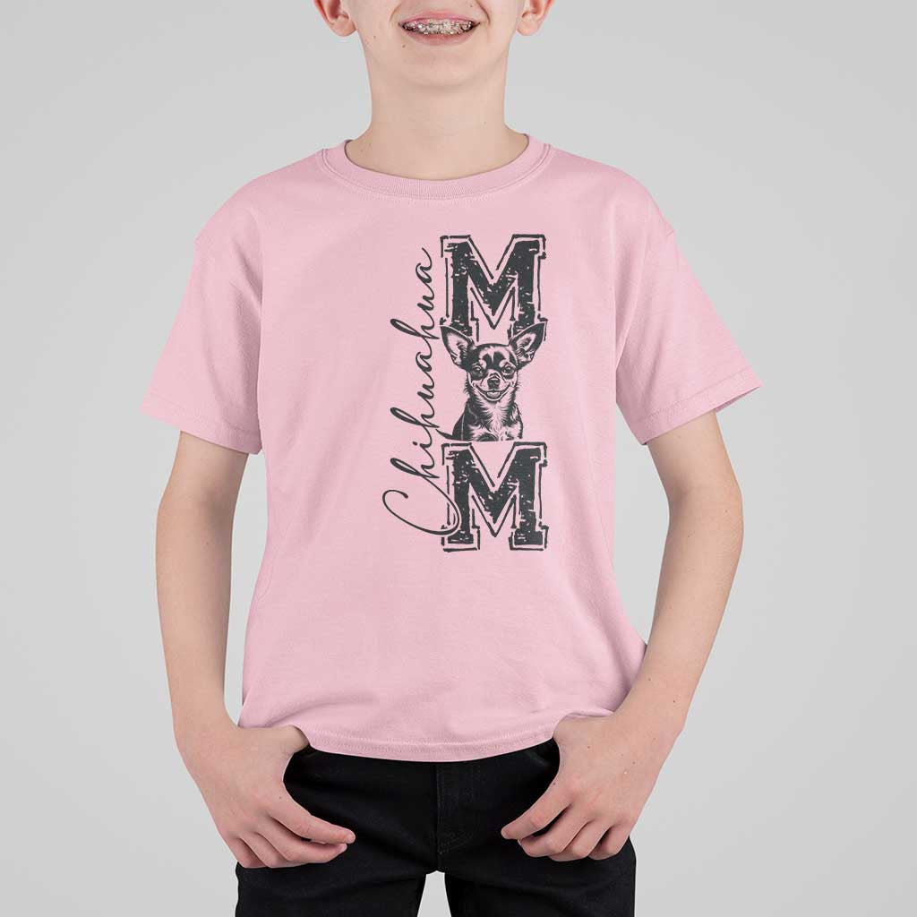 Chihuahua Mom Gift T Shirt For Kid Mothers Day Dog Lover