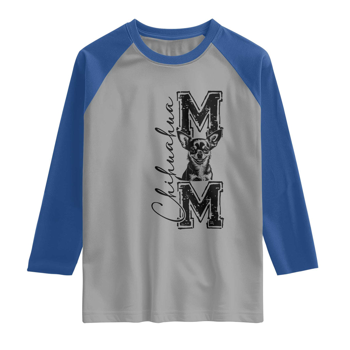 Chihuahua Mom Gift Raglan Shirt Mothers Day Dog Lover