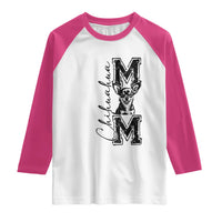 Chihuahua Mom Gift Raglan Shirt Mothers Day Dog Lover