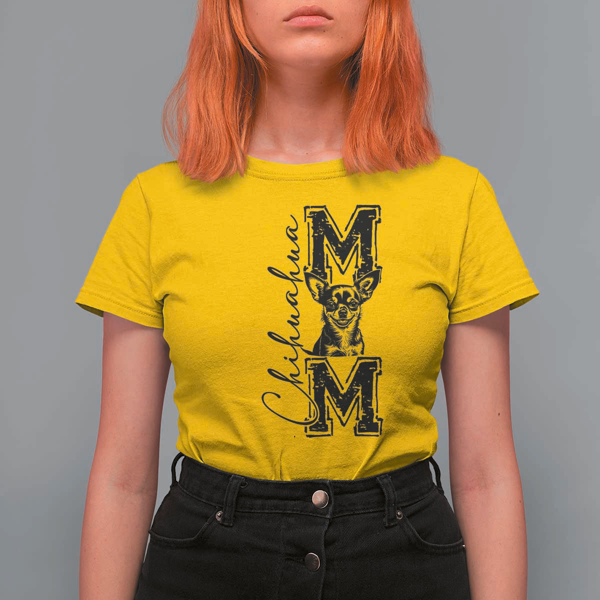 Chihuahua Mom Gift T Shirt For Women Mothers Day Dog Lover