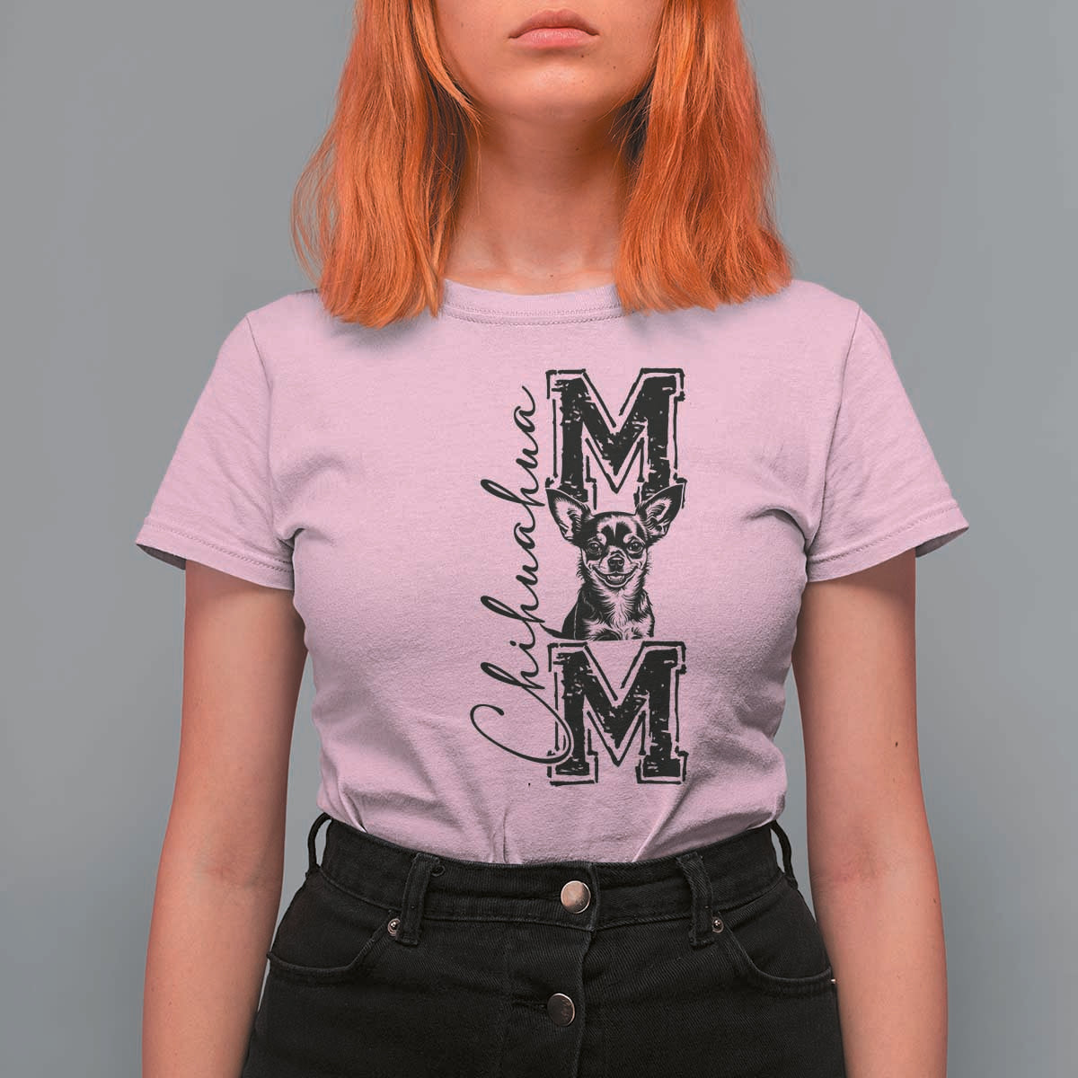 Chihuahua Mom Gift T Shirt For Women Mothers Day Dog Lover