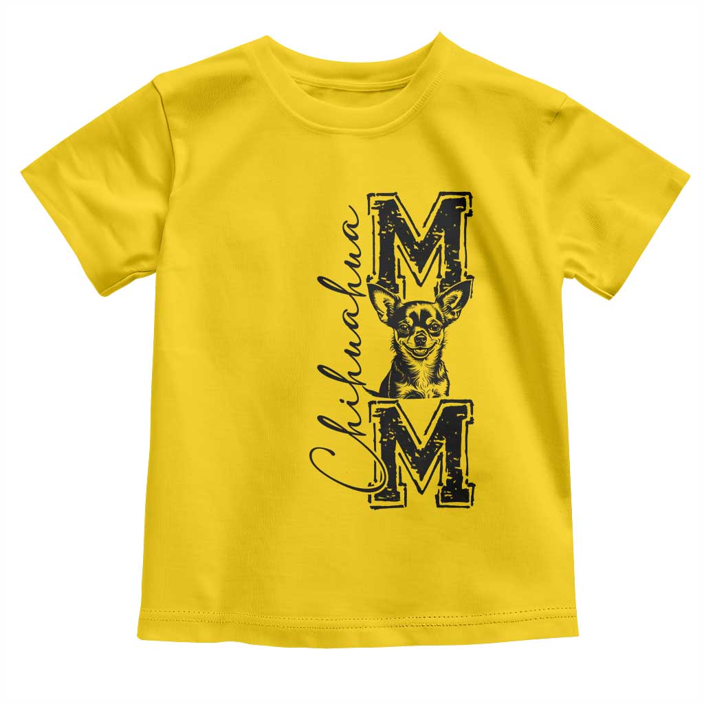 Chihuahua Mom Gift Toddler T Shirt Mothers Day Dog Lover