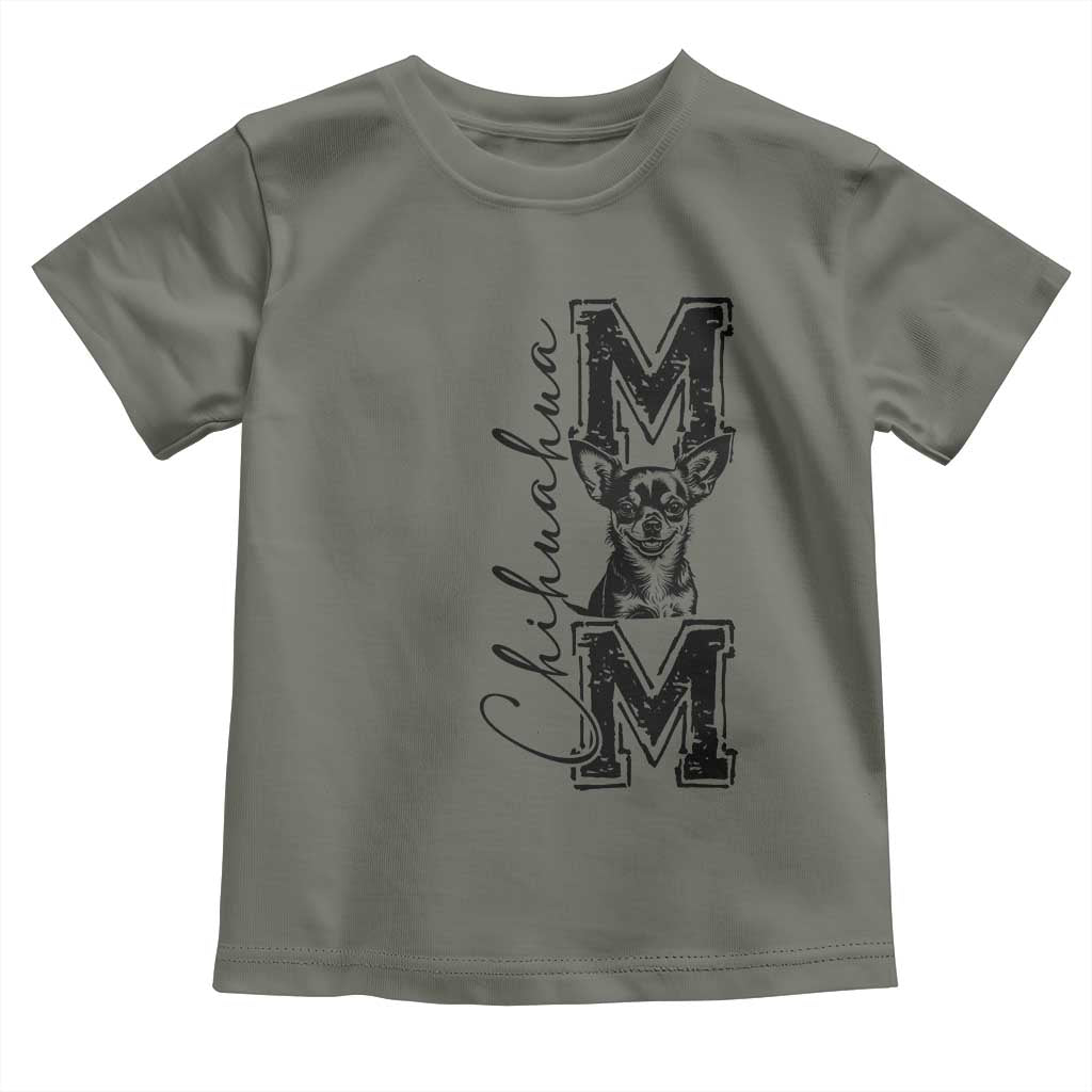Chihuahua Mom Gift Toddler T Shirt Mothers Day Dog Lover