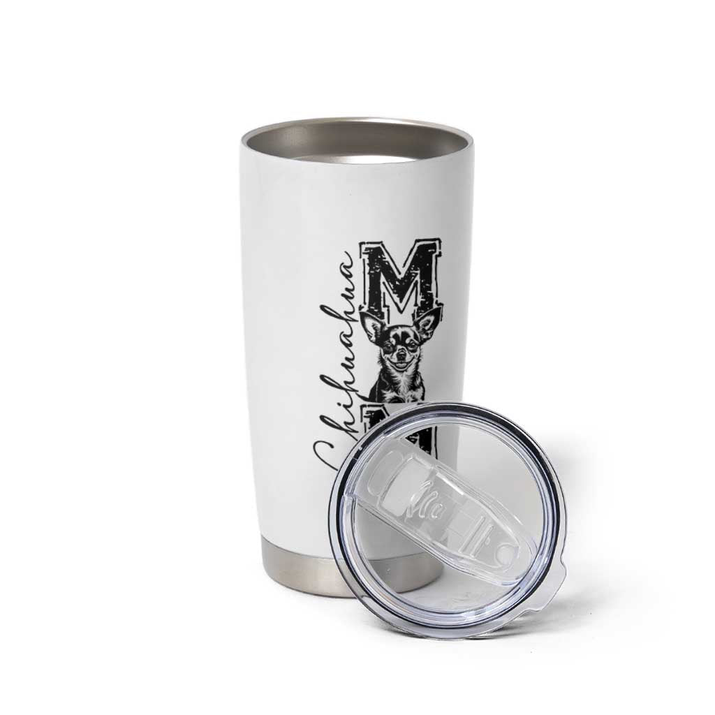 Chihuahua Mom Gift Tumbler Cup Mothers Day Dog Lover