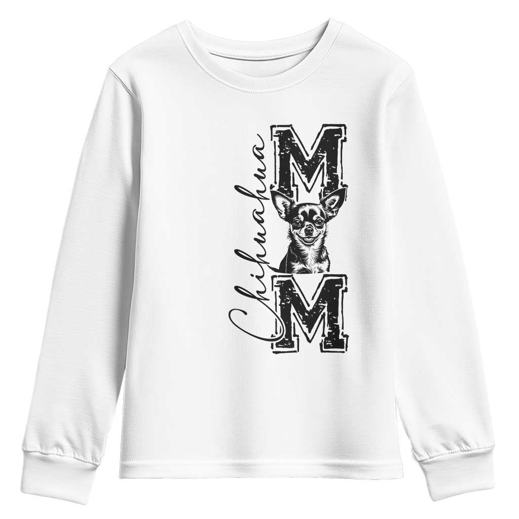 Chihuahua Mom Gift Youth Sweatshirt Mothers Day Dog Lover