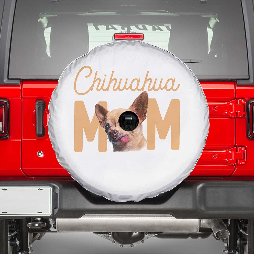 Proud Dog Mom Chihuahua Spare Tire Cover Mothers Day Lover Gift