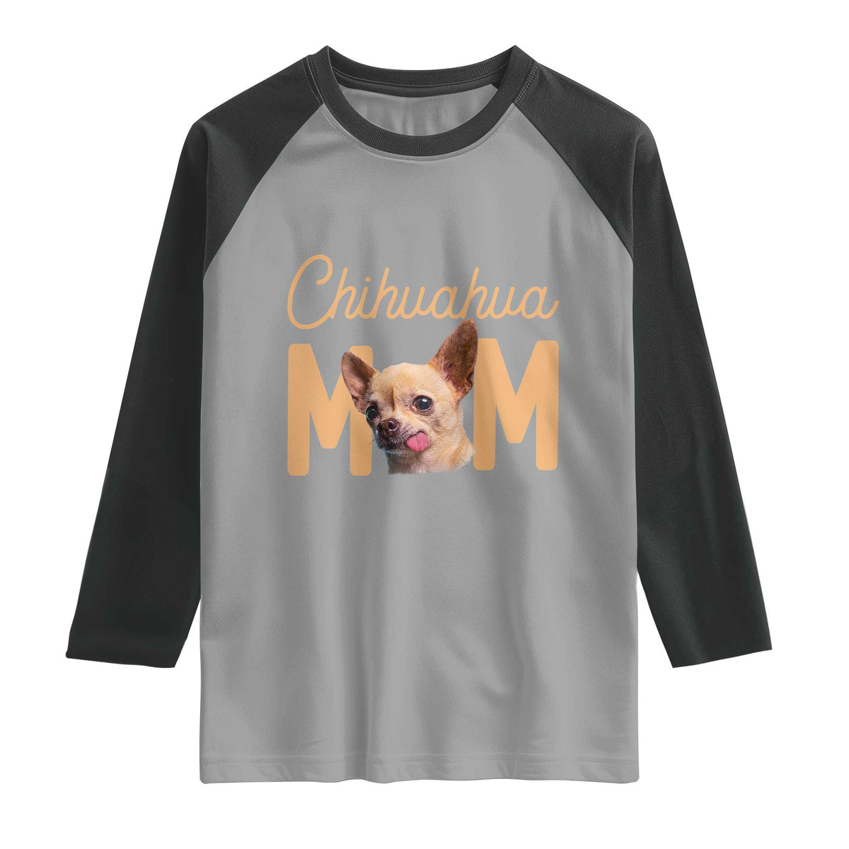 Proud Dog Mom Chihuahua Raglan Shirt Mothers Day Lover Gift