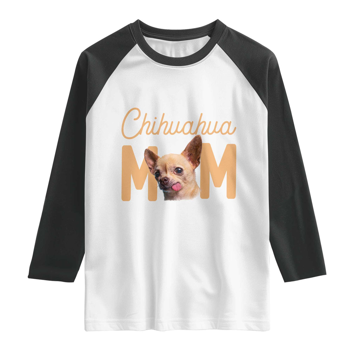 Proud Dog Mom Chihuahua Raglan Shirt Mothers Day Lover Gift