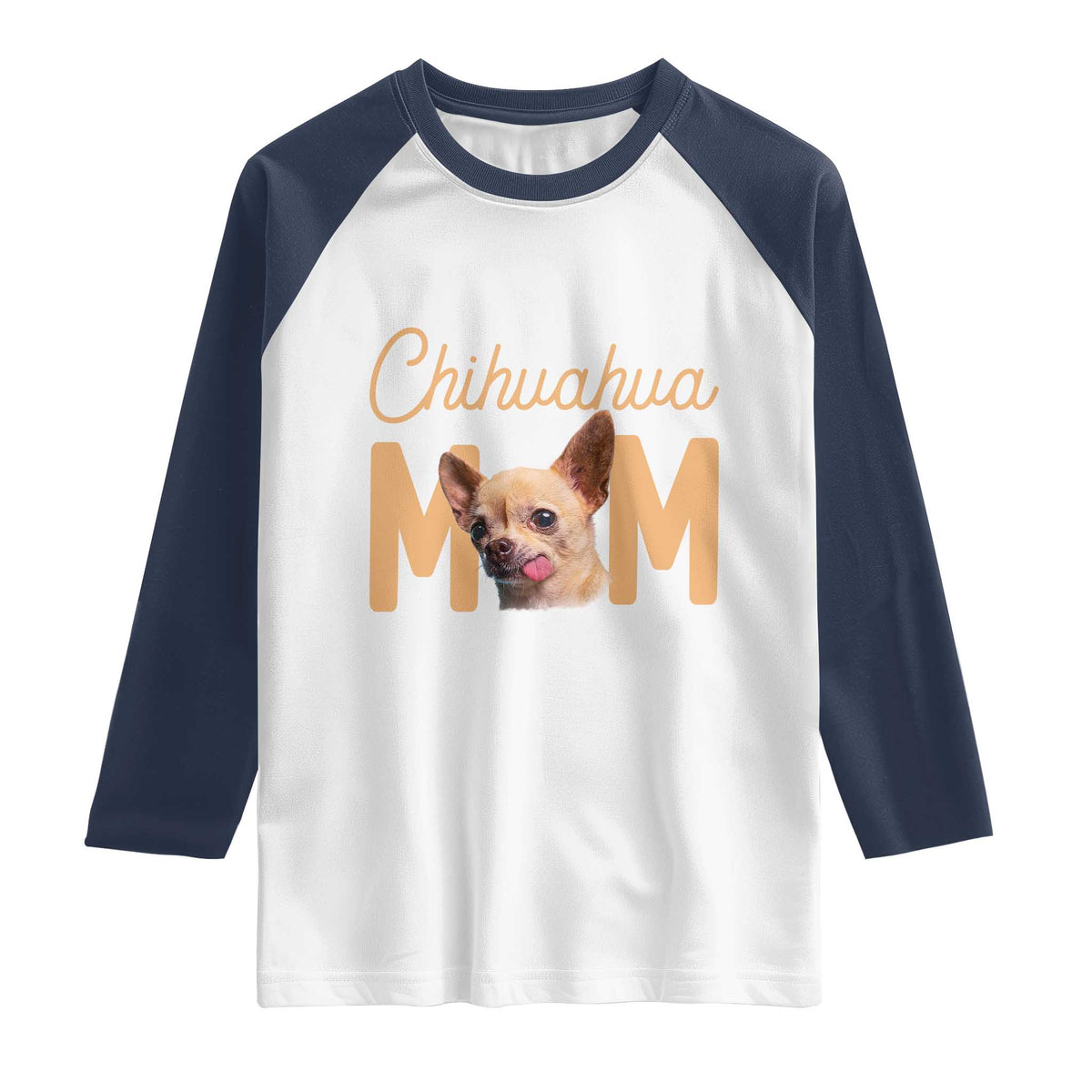 Proud Dog Mom Chihuahua Raglan Shirt Mothers Day Lover Gift