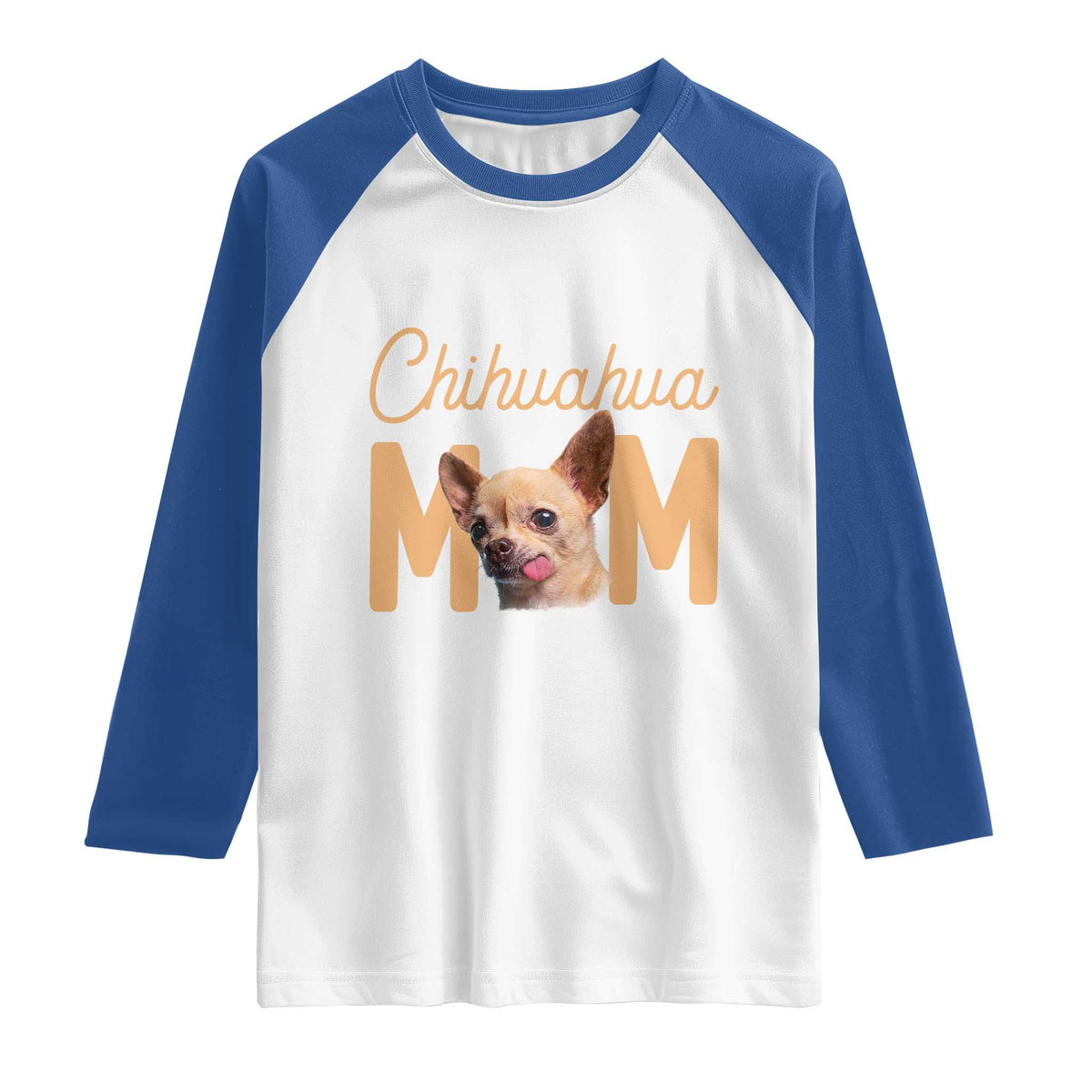 Proud Dog Mom Chihuahua Raglan Shirt Mothers Day Lover Gift