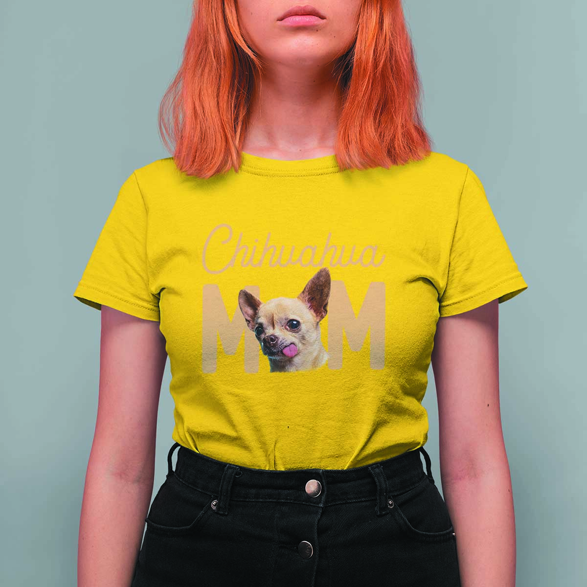Proud Dog Mom Chihuahua T Shirt For Women Mothers Day Lover Gift