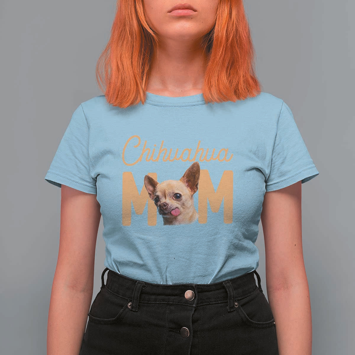 Proud Dog Mom Chihuahua T Shirt For Women Mothers Day Lover Gift