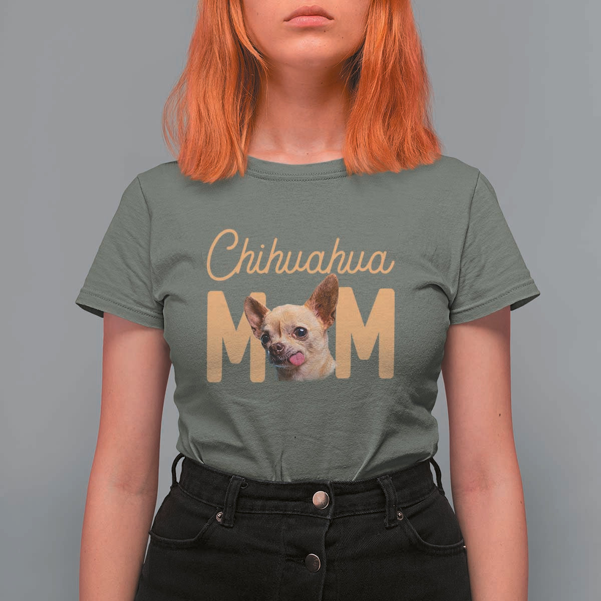 Proud Dog Mom Chihuahua T Shirt For Women Mothers Day Lover Gift