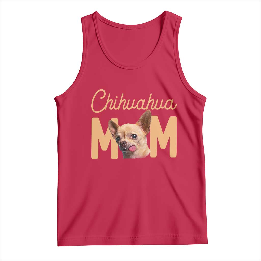 Proud Dog Mom Chihuahua Tank Top Mothers Day Lover Gift