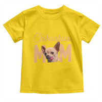 Proud Dog Mom Chihuahua Toddler T Shirt Mothers Day Lover Gift