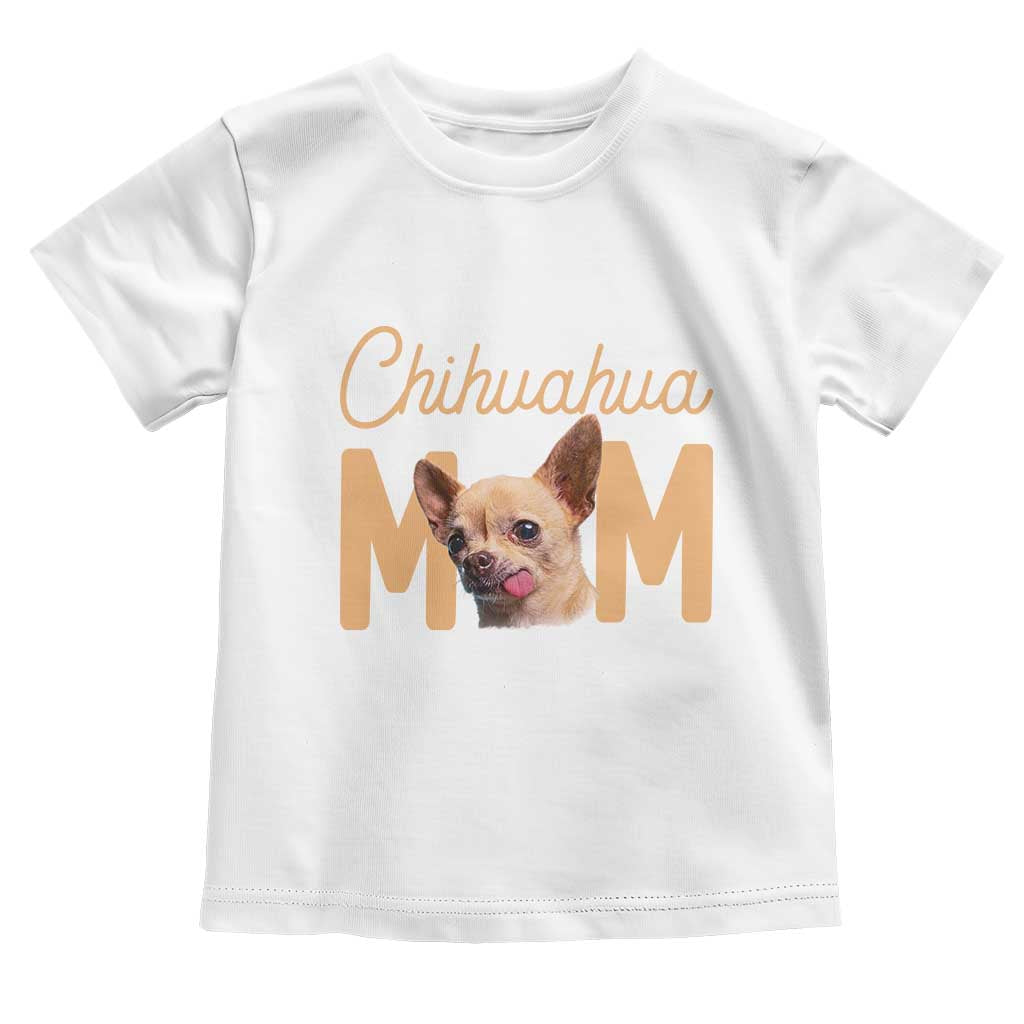 Proud Dog Mom Chihuahua Toddler T Shirt Mothers Day Lover Gift
