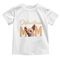 Proud Dog Mom Chihuahua Toddler T Shirt Mothers Day Lover Gift