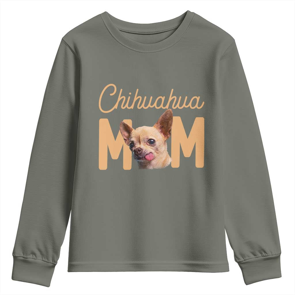 Proud Dog Mom Chihuahua Youth Sweatshirt Mothers Day Lover Gift