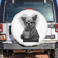Funny Chihuahua Coffee Lover Spare Tire Cover Do Not Talk To Me Yet