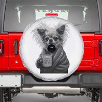 Funny Chihuahua Coffee Lover Spare Tire Cover Do Not Talk To Me Yet