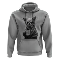 Funny Chihuahua Coffee Lover Hoodie Do Not Talk To Me Yet