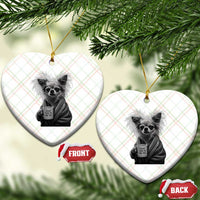 Funny Chihuahua Coffee Lover Ceramic Ornament Do Not Talk To Me Yet