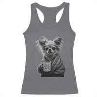 Funny Chihuahua Coffee Lover Racerback Tank Top Do Not Talk To Me Yet