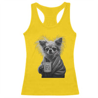 Funny Chihuahua Coffee Lover Racerback Tank Top Do Not Talk To Me Yet