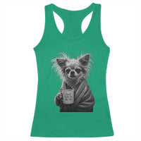 Funny Chihuahua Coffee Lover Racerback Tank Top Do Not Talk To Me Yet