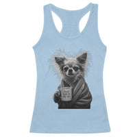 Funny Chihuahua Coffee Lover Racerback Tank Top Do Not Talk To Me Yet