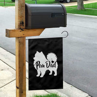 Proud Pomeranian Dad Garden Flag Small Breed Dog Owner Gift