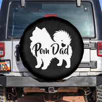 Proud Pomeranian Dad Spare Tire Cover Small Breed Dog Owner Gift