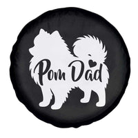 Proud Pomeranian Dad Spare Tire Cover Small Breed Dog Owner Gift