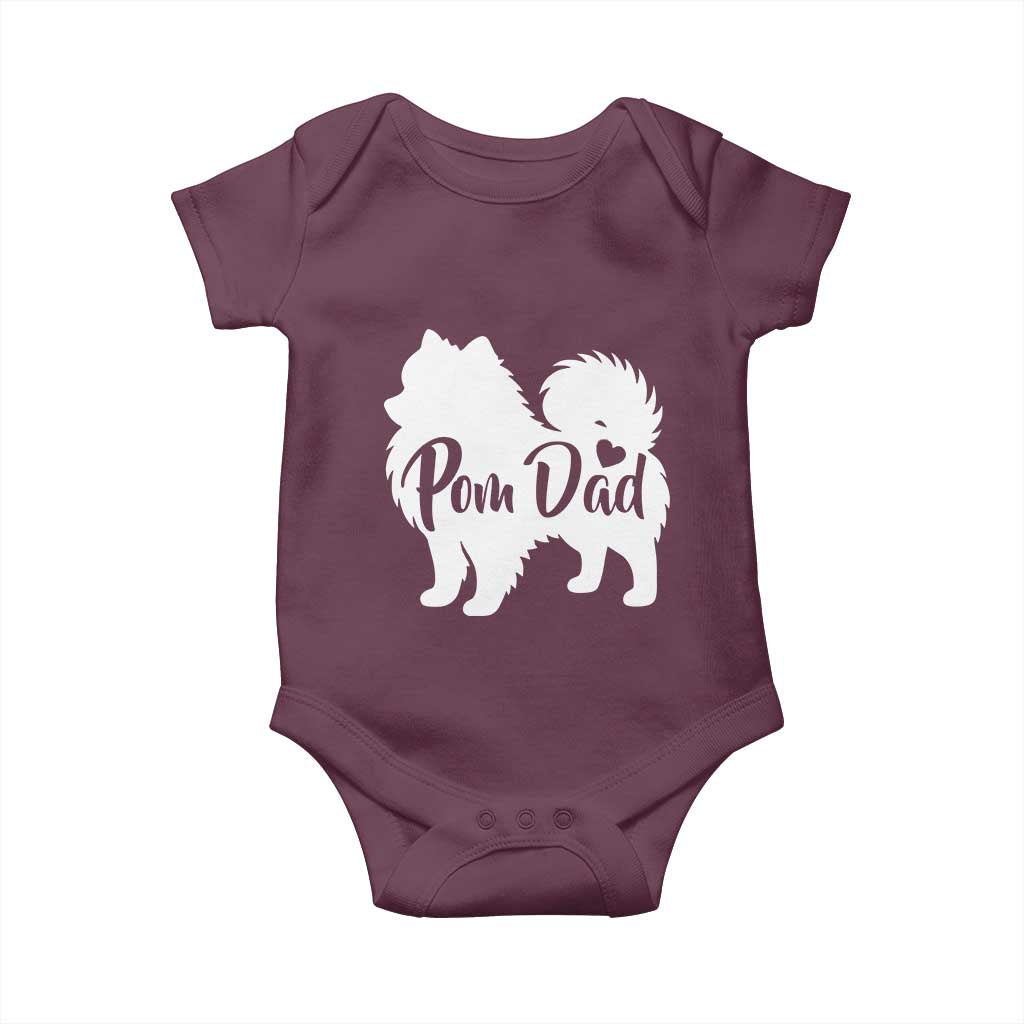 Proud Pomeranian Dad Baby Onesie Small Breed Dog Owner Gift