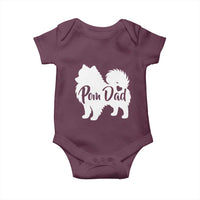 Proud Pomeranian Dad Baby Onesie Small Breed Dog Owner Gift
