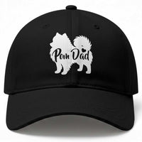 Proud Pomeranian Dad Baseball Cap Small Breed Dog Owner Gift