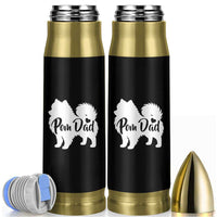 Proud Pomeranian Dad Bullet Tumbler Small Breed Dog Owner Gift